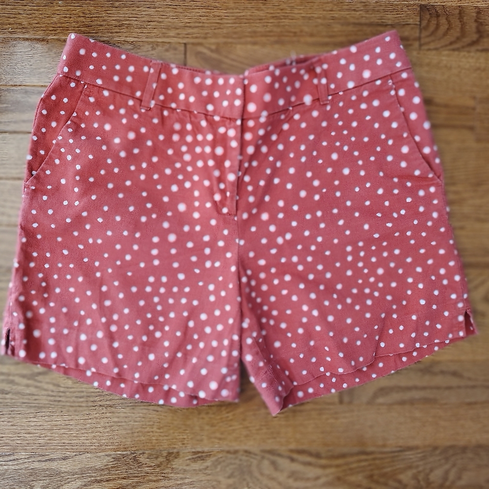 Polka Dot LOFT Shorts 6" Inseam